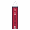 Wraft Fanatics 8 x 32 in. St. Louis Cardinals Wool Heritage Slogan Design Banner 9416647886